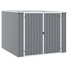 vidaXL Abrigo de jardim 195x198x159 cm a&ccedil;o galvanizado cinzento