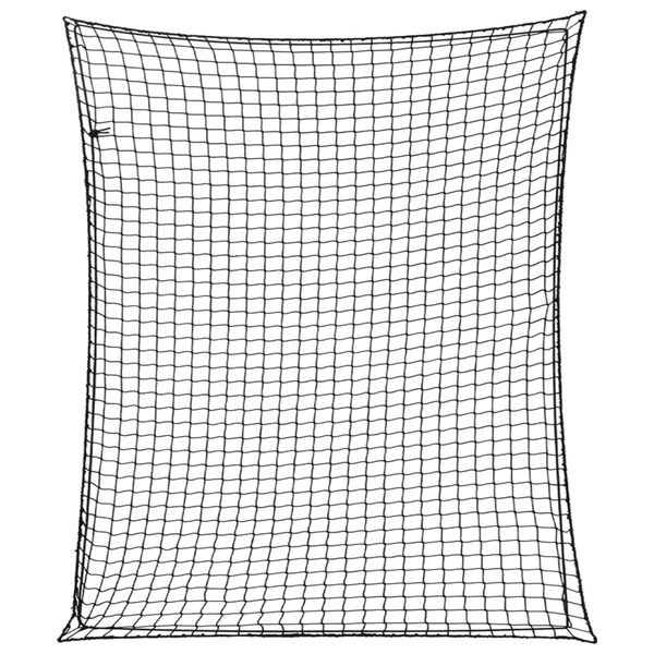 vidaXL Rede para reboque com corda el&aacute;stica 3,5x3 m PP preto