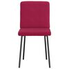 vidaXL Cadeiras de jantar 2 pcs veludo vermelho tinto