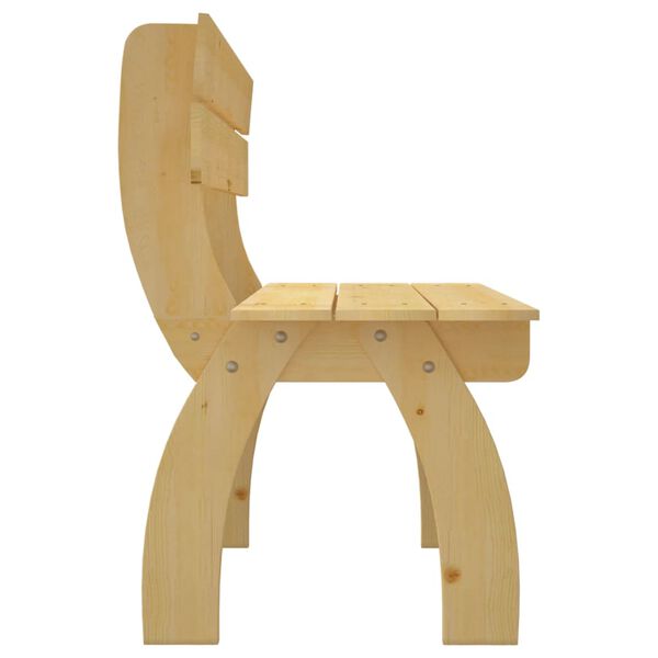 vidaXL Banco de jardim 150 cm madeira de pinho impregnada