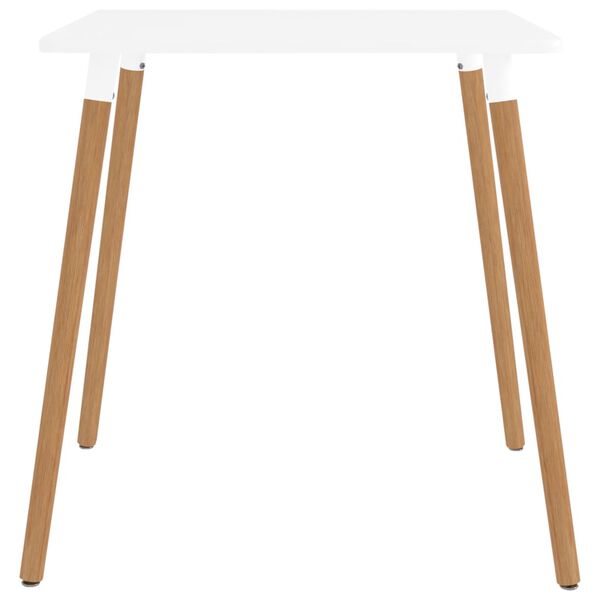 vidaXL 5 pcs conjunto de jantar preto e branco