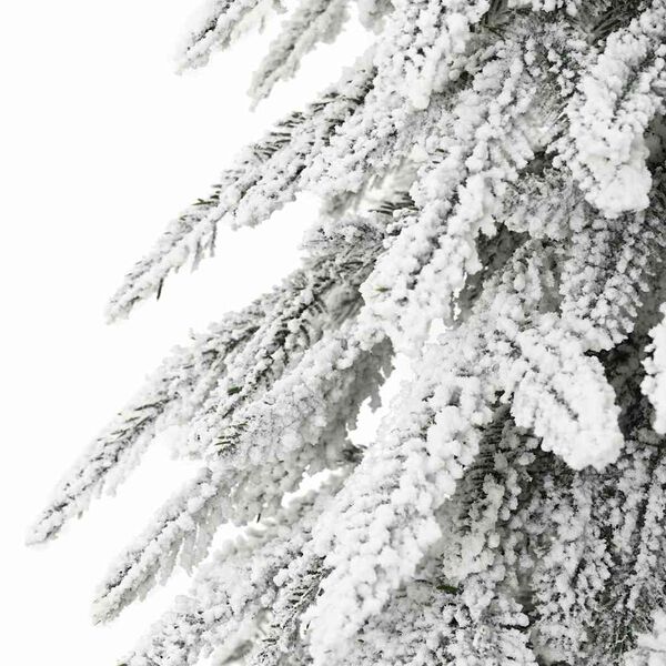 vidaXL &Aacute;rvore de Natal artificial c/ flocos de neve 210 cm
