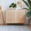 vidaXL Portas de arm&aacute;rio 2 pcs com design de persiana pinho maci&ccedil;o