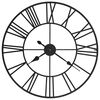 vidaXL Rel&oacute;gio de parede com movimento quartzo metal 80 cm XXL