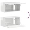 vidaXL Conjunto de m&oacute;vel de TV 6 pcs Branco Brilhante