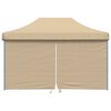 vidaXL Tenda de Festa Bege 292 x 440 x 315 cm Tecido Oxford