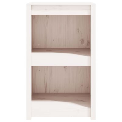 vidaXL Armário de cozinha p/ exterior 55x55x92 cm pinho maciço branco