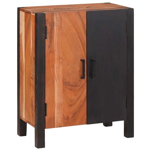 vidaXL Buffet 3 pcs Castanho 55 x 30 x 75 cm Madeira S&oacute;lida de Ac&aacute;cia