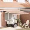 vidaXL Toldo Retr&aacute;til Manual Multicolor 350 x 250 cm tecido