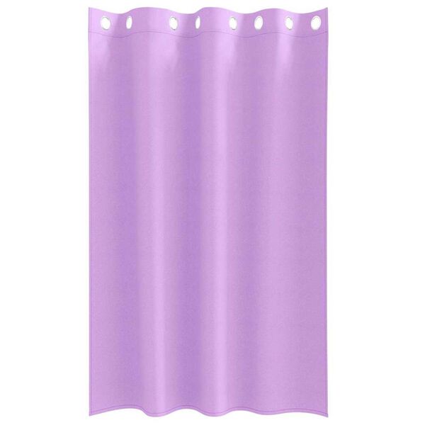 vidaXL Cortinas Blackout com Argolas 2 pcs Roxo 175 x 140 cm Poli&eacute;ster