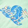 T-shirt de criança verde-claro 92