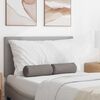 vidaXL Almofadas de Apoio 2 pcs Cinzento-acastanhado Ø 15 x 40 cm