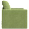 vidaXL Sof&aacute;-Cama Verde Claro 74 x 77 x 81 cm Veludo