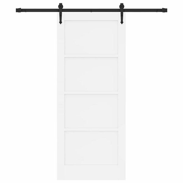 vidaXL Porta Deslizante ORKDAL Branco 83 x 202 cm