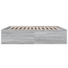 vidaXL Estrutura de cama 200x200 cm derivados madeira cinzento sonoma