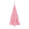 vidaXL &Aacute;rvore de Natal com 300 LEDs com suporte Rosa 180 cm PVC