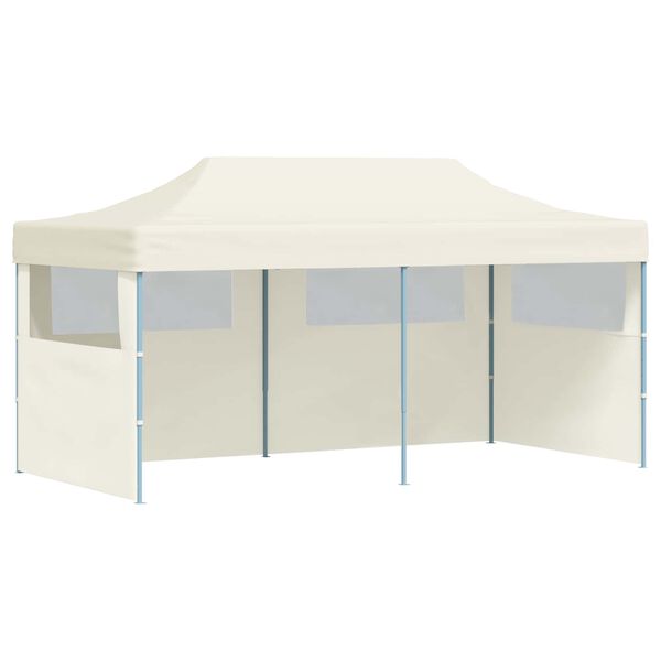 vidaXL Tenda de Festa Creme 291 x 580 x 315 cm Tecido Oxford