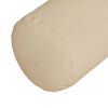 vidaXL Almofadas de Apoio 2 pcs Creme &Oslash; 25 x 70 cm
