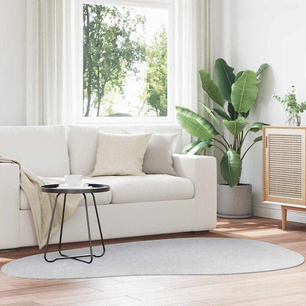 vidaXL Tapetes de &aacute;rea HUARTE Cinzeto 140 x 200 cm Poli&eacute;ster