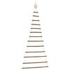 vidaXL &Aacute;rvore de Natal suspensa com estrela no topo 86x180 cm galho natural