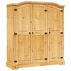 vidaXL Roupeiro Corona Range pinho mexicano com 3 portas
