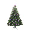 vidaXL &Aacute;rvore de Natal Artificial com 150 LEDs Verde 120 cm PE e PVC
