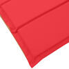 vidaXL Espreguiçadeira com almofada 2 pcs Vermelho 184 x 55 x 64cm