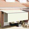vidaXL Toldo Retr&aacute;til Manual Creme 400 x 200 cm Poli&eacute;ster e Alum&iacute;nio