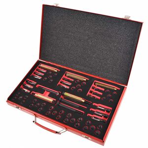 vidaXL Kit repara&ccedil;&atilde;o velas de incandesc&ecirc;ncia 63 pcs M8 M9 M10 M12
