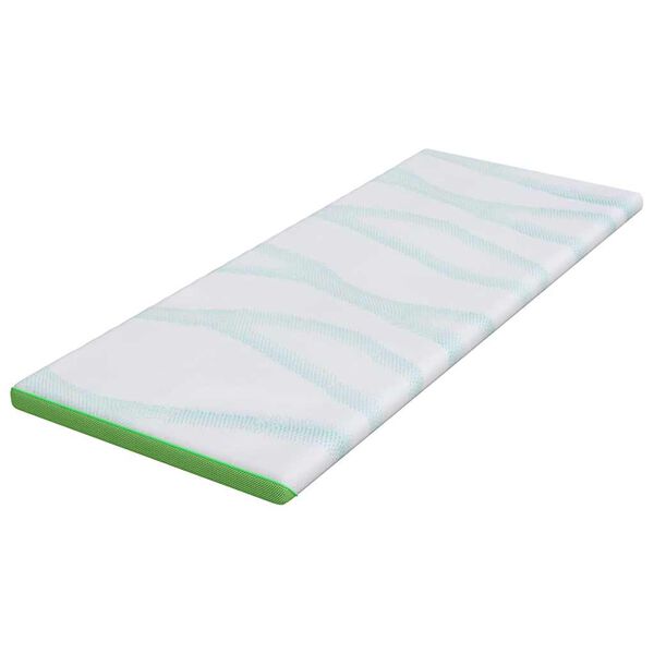 vidaXL Protetores de Colchão Branco e Verde 70 x 200 cm