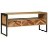 vidaXL Gabinete para TV com gaveta Castanho 100 x 35 x 50 cm