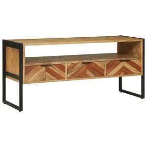 vidaXL Gabinete para TV com gaveta Castanho 100 x 35 x 50 cm
