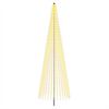 vidaXL &Aacute;rvore de Natal LED 485 cm 1632 LED Branco quente Ferro Preto