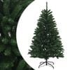 vidaXL &Aacute;rvore de Natal Articulada Artificial 120 cm PVC Verde M&eacute;dio