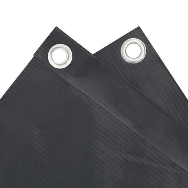 vidaXL Tela de privacidade para varanda 500x120 cm PVC antracite