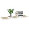 vidaXL Prateleiras parede 4pcs 90x23,5x3,8 cm MDF cor carvalho/branco