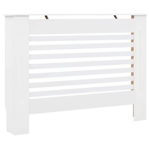 vidaXL Cobertura de radiador 112x19x81,5 cm MDF branco