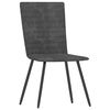 vidaXL Cadeiras de jantar 2 pcs veludo cinzento