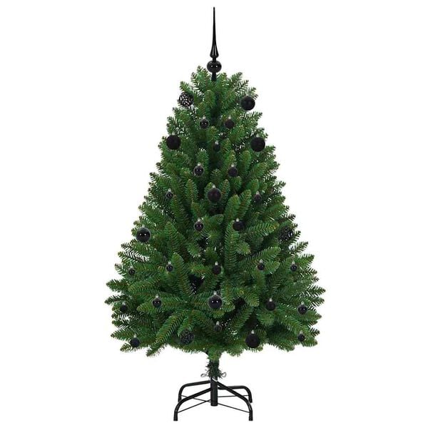 vidaXL &Aacute;rvore de Natal Artificial Verde 150 cm PVC e Metal