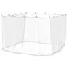 vidaXL Rede Mosquiteira para Gazebo Retangular 220 mesh Branco