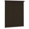 vidaXL Estore de rolo para exterior 180x230 cm castanho
