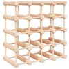 vidaXL Garrafeira para 20 garrafas 46,5x23x46,5 cm pinho maci&ccedil;o