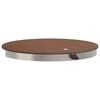 vidaXL Chuveiro de Ch&atilde;o para Jardim WPC e A&ccedil;o Inoxid&aacute;vel 201 Castanho