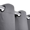 vidaXL Cortinas blackout 2 pcs com ilh&oacute;s de metal 135x175 cm cinzento