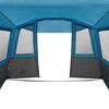 vidaXL Tenda de porta-malas para Caravana Azul 352 x 250 x 240 cm