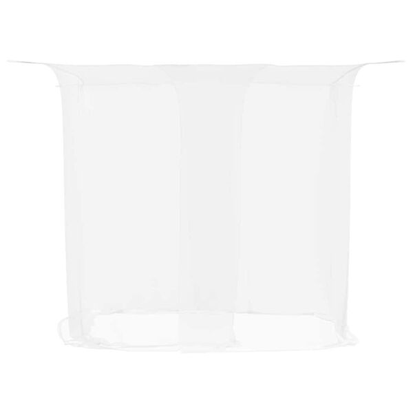 vidaXL Rede mosquiteira suspensa malha branco 220x200x210 cm