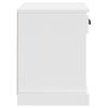 vidaXL Mesa de cabeceira 43x36x50 cm branco