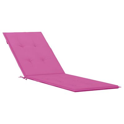 vidaXL Almofadão p/ cadeira de terraço tecido oxford rosa