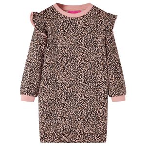 vidaXL Vestido de crian&ccedil;a rosa-m&eacute;dio 92