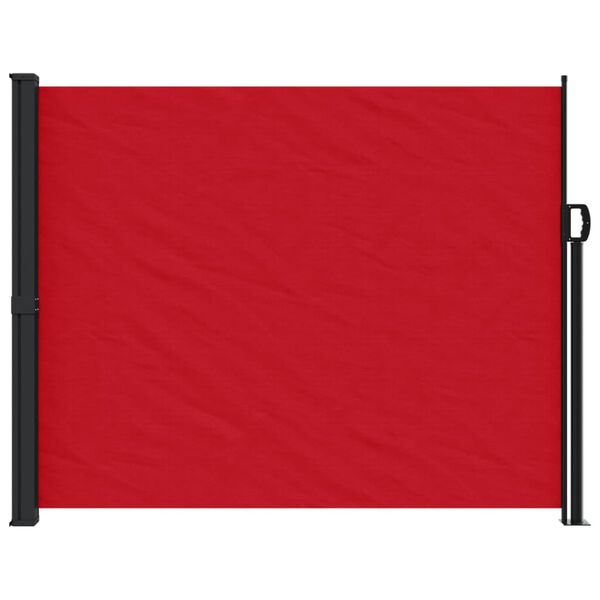 vidaXL Toldo lateral retr&aacute;til 160x300 cm vermelho
